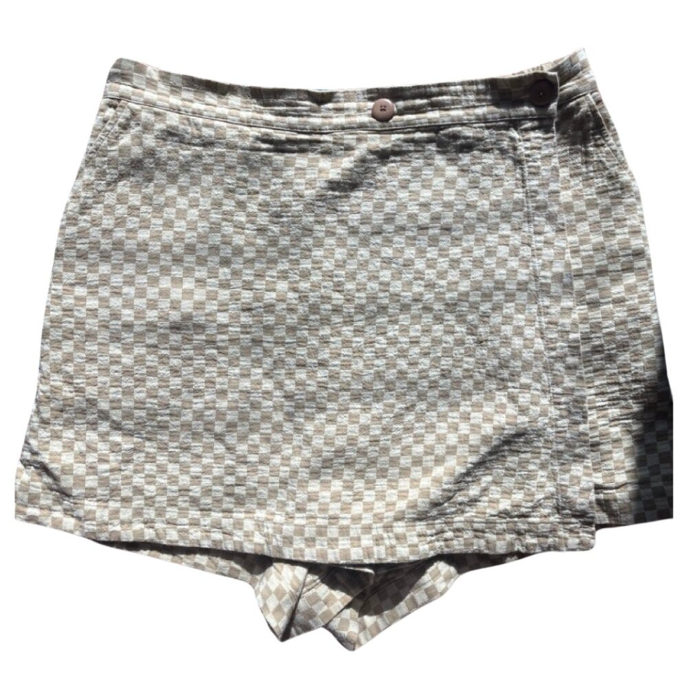 Ilana Kohn Kiki Skort in Checkered Yellow